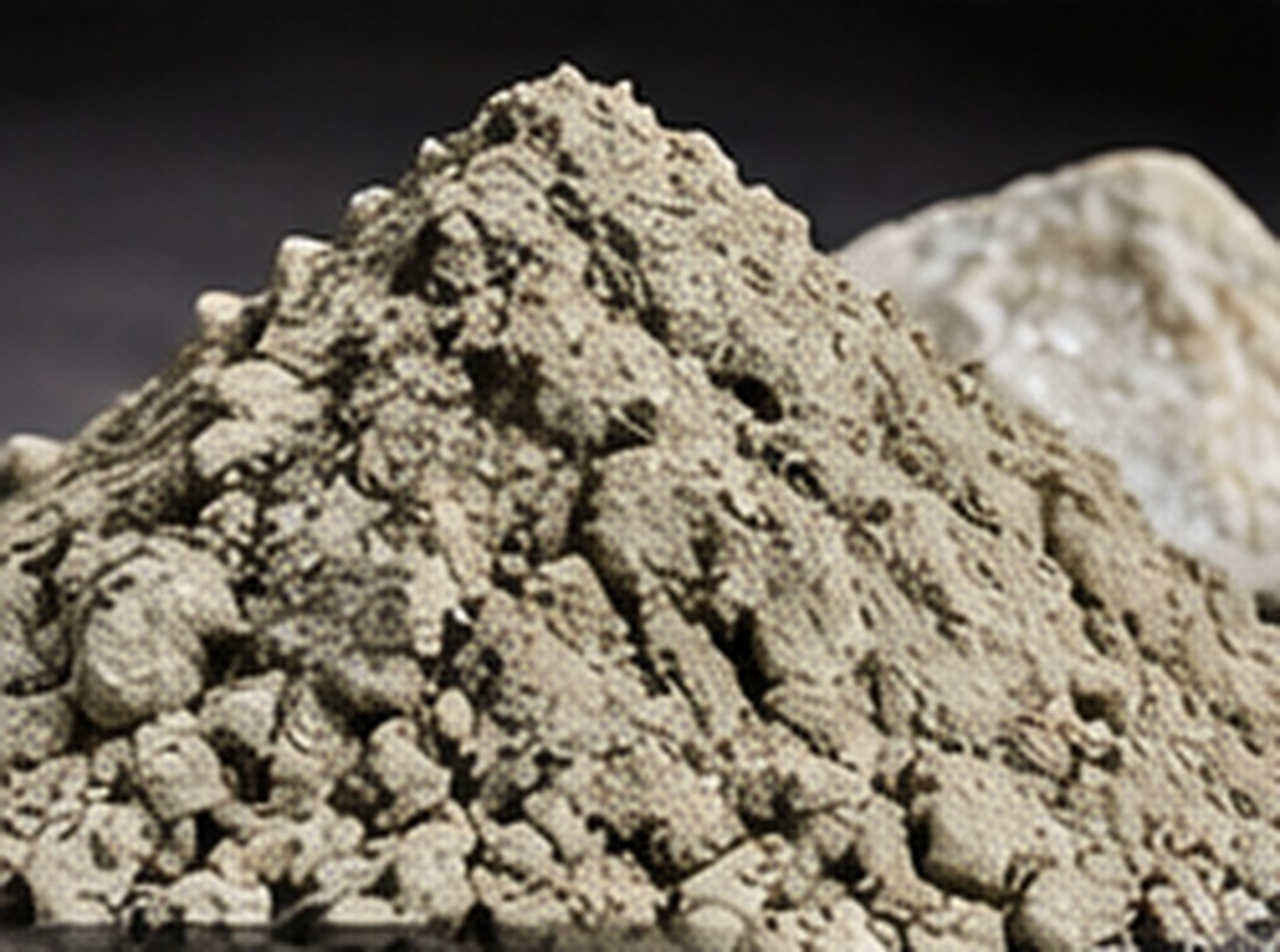 Bentonite mineral sample photograph (illustrative)