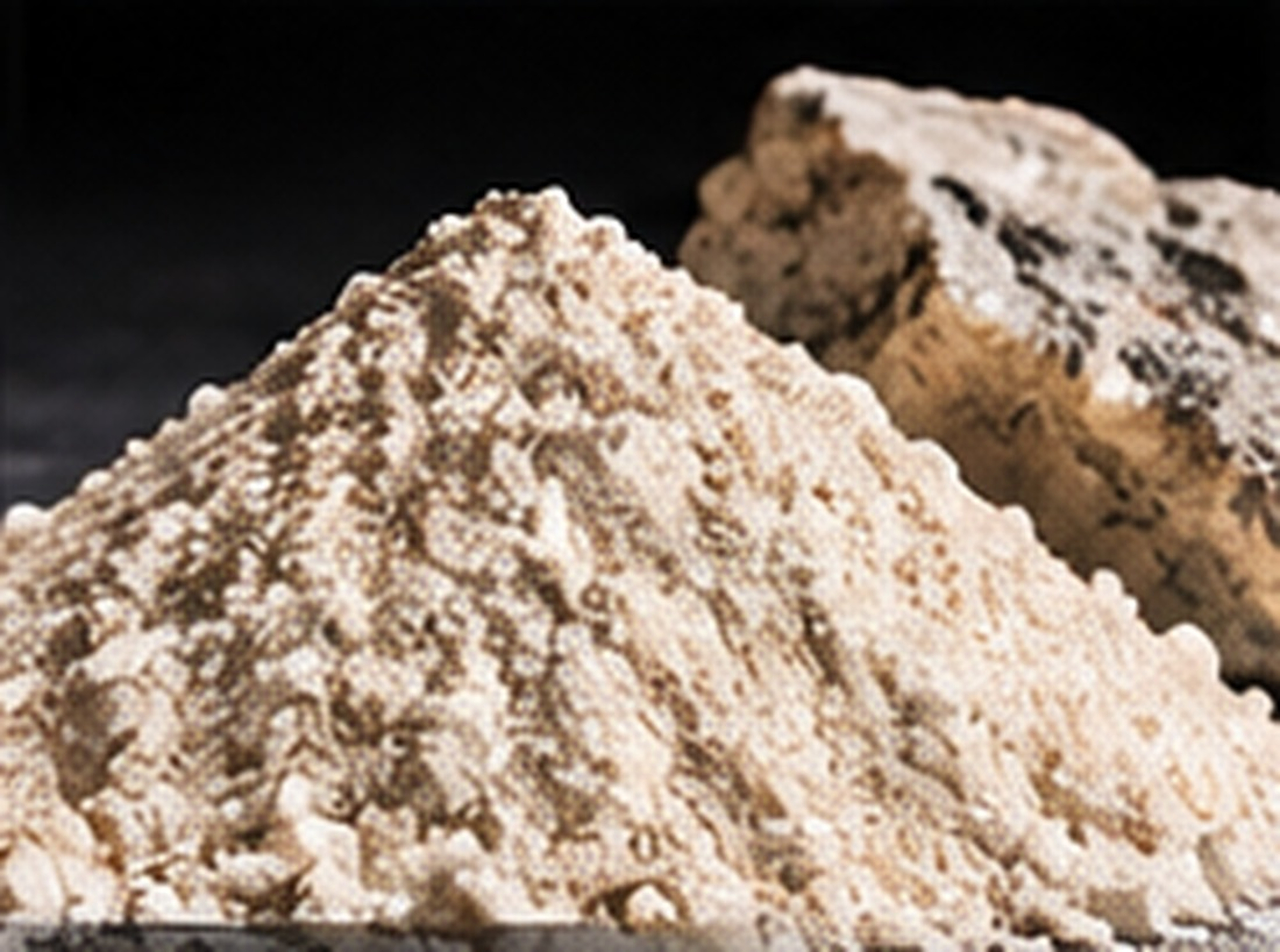Diatomite mineral sample photograph (illustrative)