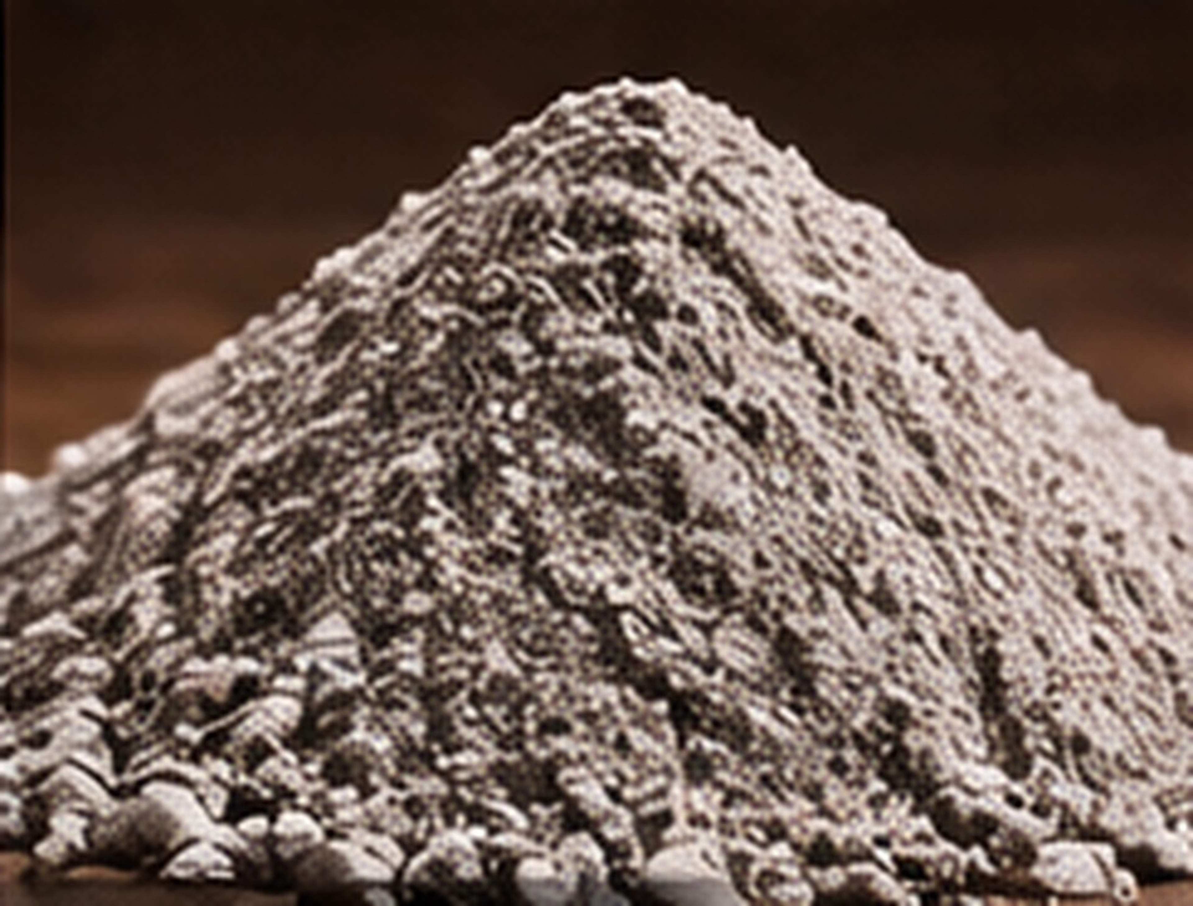 Pouzzolane mineral sample photograph (illustrative)